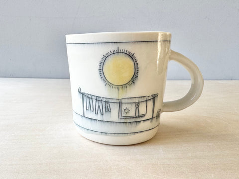 Clothesline & Sunshine Mug (16oz)