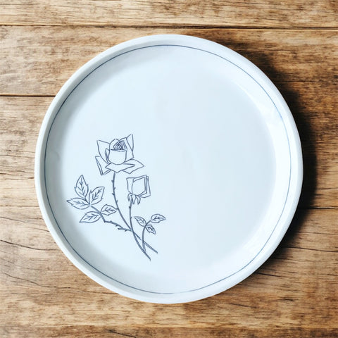 Rose Dinner Plate