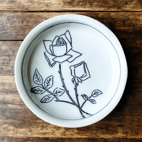 Rose Teeny Round Dish